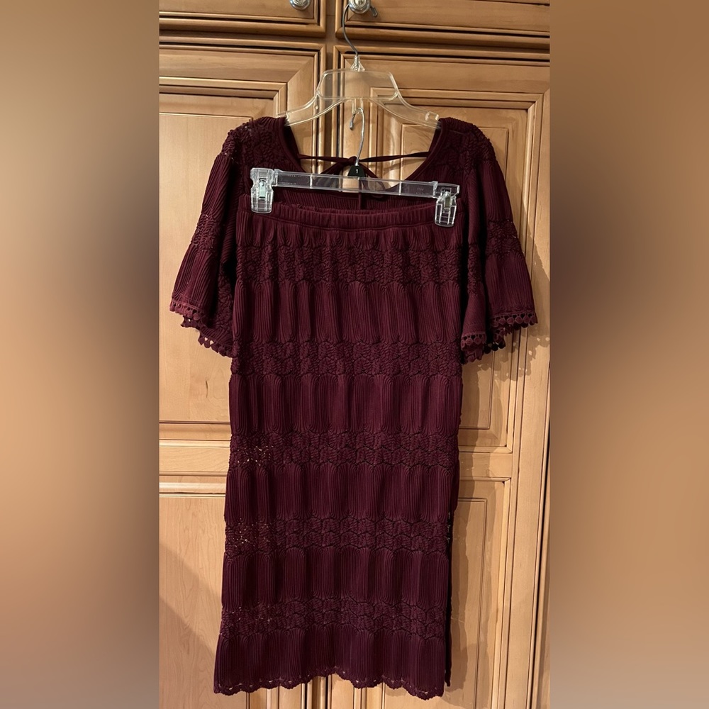 Band Of Gypsies Crochet Top & Skirt Set - Picture 7 of 8
